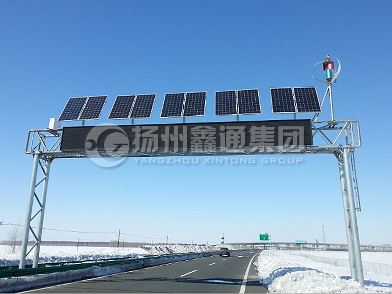 LMJ-012，桁架式情報(bào)板門(mén)架，情報(bào)板龍門(mén)架